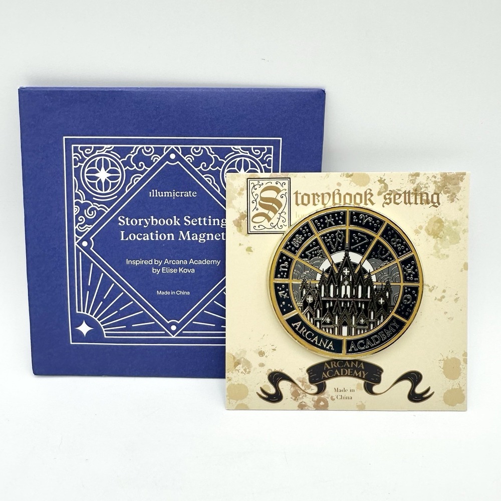 Illumicrate Storybook Setting Arcana Academy Magnet Elisa Kova Book Box